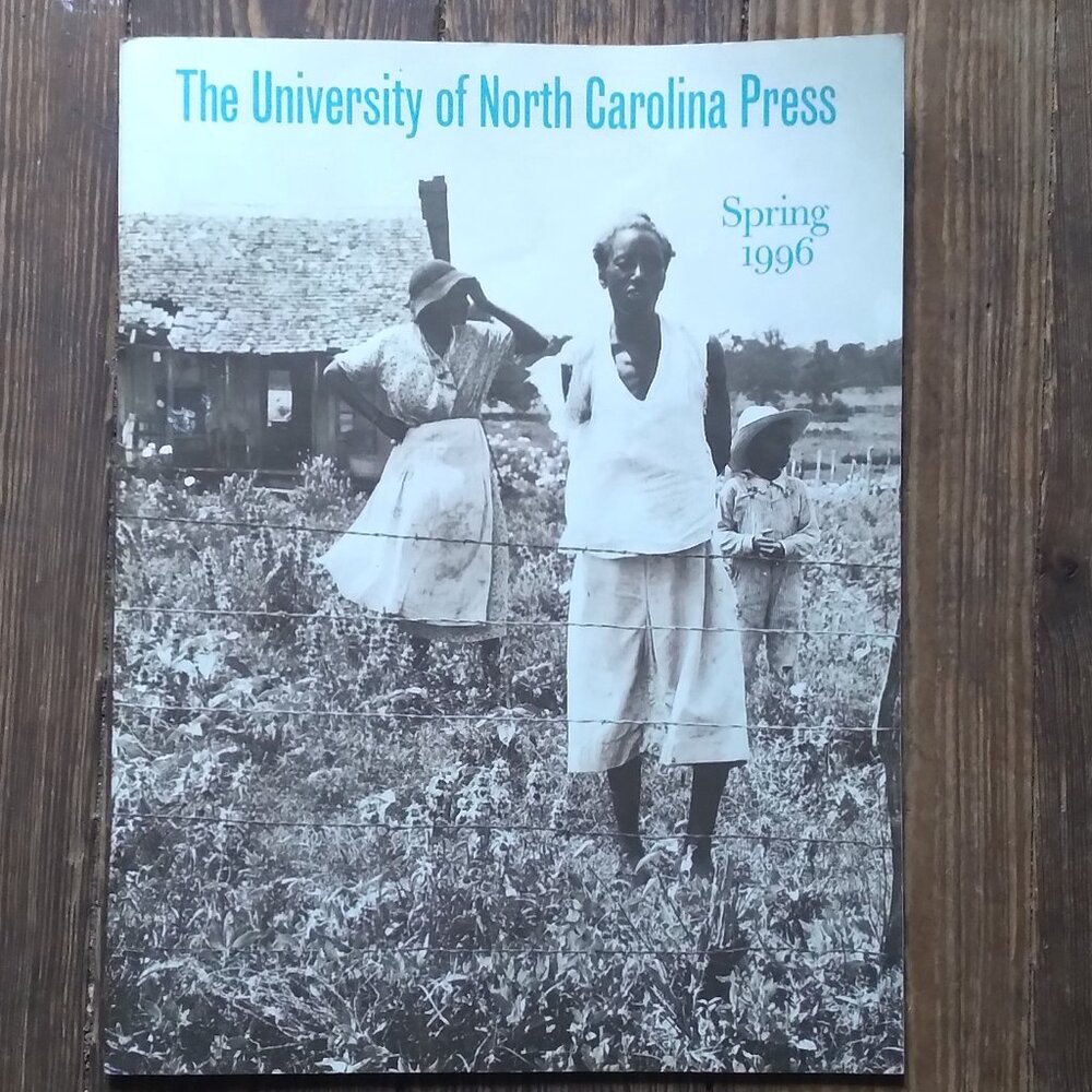 Spring 1996 University of North Carolina Publisher's Bookseller Catalogue